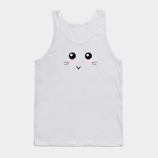 Cute Happy Mouse Face Tank Top